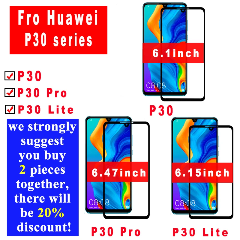 3D для huawei P30 pro glass p 30 lite Защитная пленка для экрана из закаленного стекла P30pro hauwei p30lite светильник 30 p tremp лист Броня cam