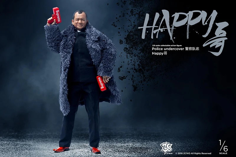 Для сбора 1/6 весы Коллекционная TVB Hong Kong полицейская Серия Полиция тайный Happy