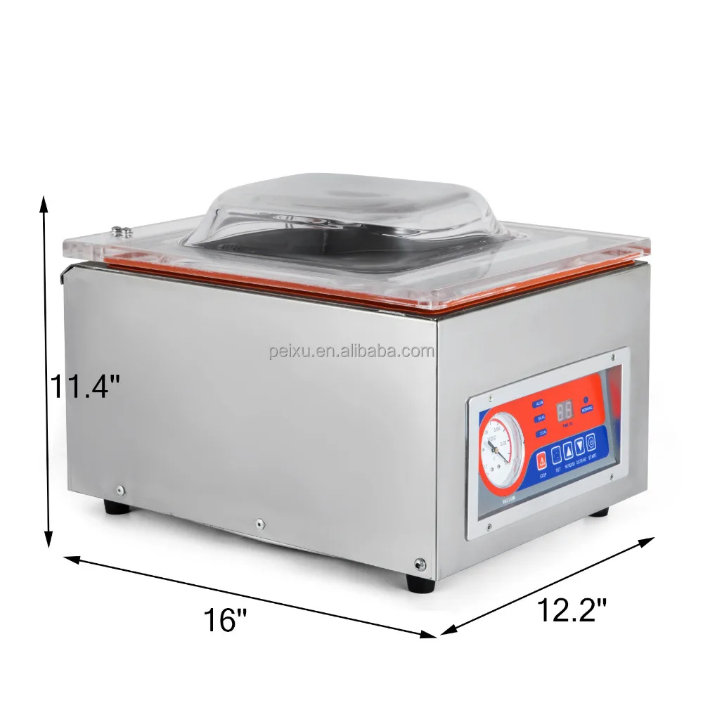 

High Performance Food Sealed 100% Vacuum Table Top Vacuum Packing Machine Commercial Vacuum Sealer