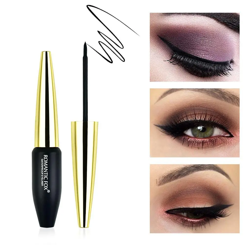 Синяя жидкая подводка для глаз в виде зоопарка черная стойкая не размазывающаяся