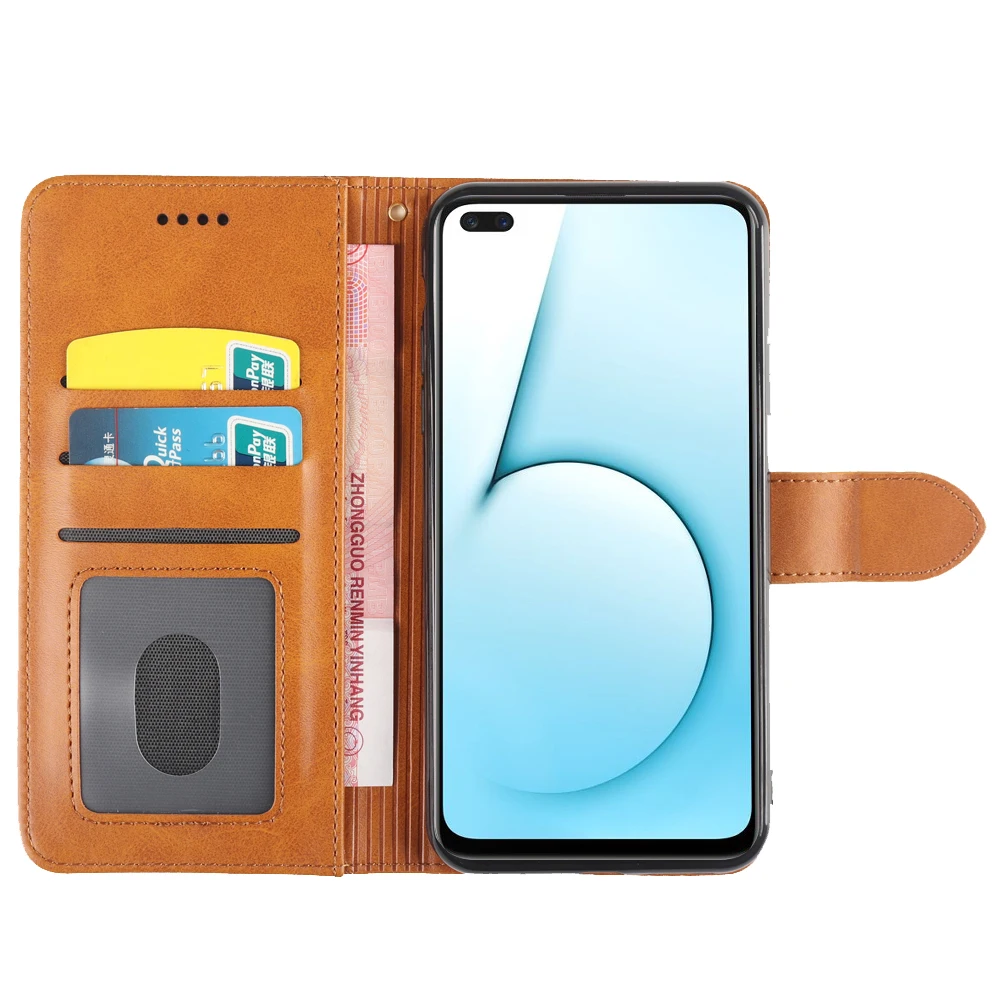 AVEOLELA для OPPO Realme X50 5G ультра тонкий и прочный 6 цветов кожаный PU флип чехол