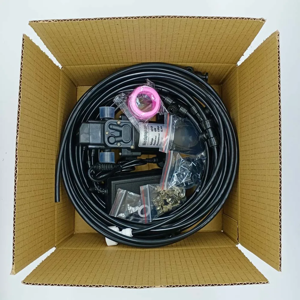 Мембранный Электрический насос сделай сам система распыления водяного тумана 9 м