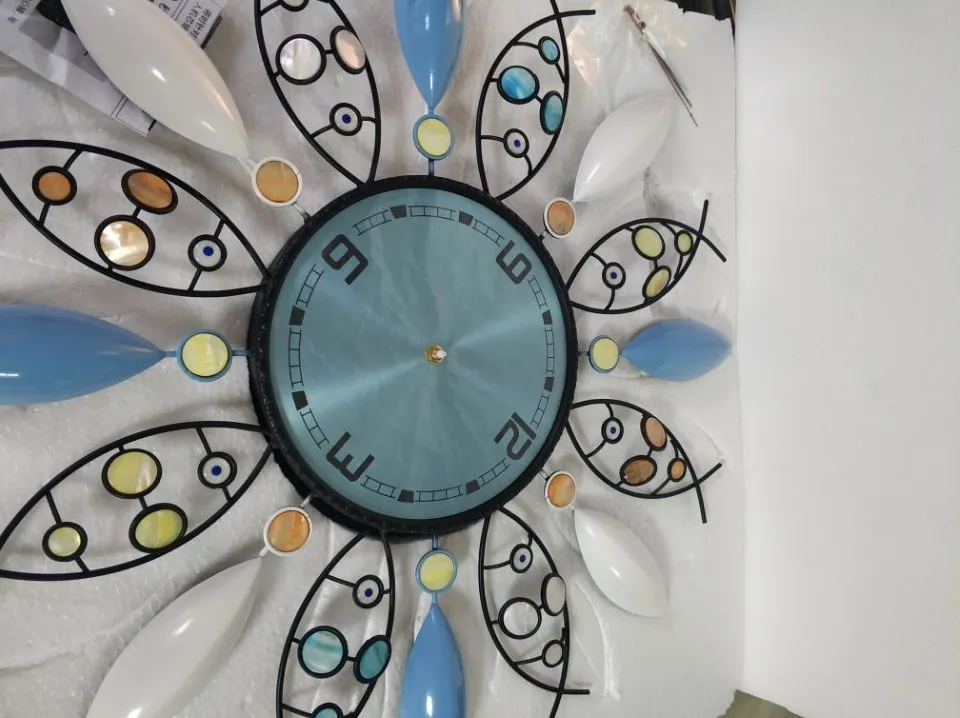 Большие железные настенные часы современный дизайн висячие для гостиной