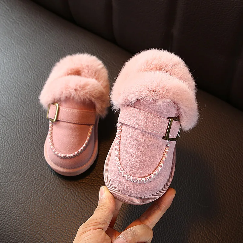 

Children Boots Boys Winter Thicken Cotton Shoes Warm Snow Boots Girls Casual Non-slip Short Boot SYR016