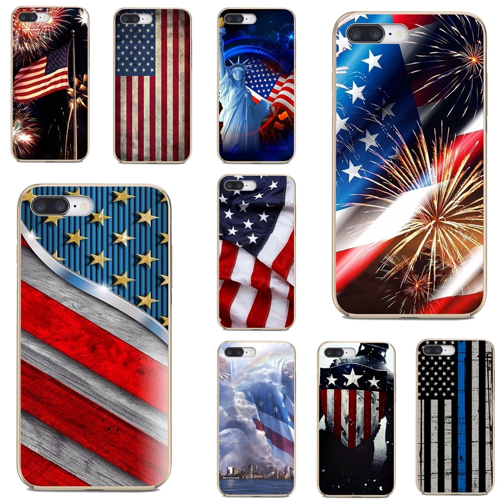 Мягкий чехол с флагом США для Huawei Mate 20 30 40 7 8 9 10 Lite Pro P Smart 2018 2019 Plus G7 G8|Бамперы| |