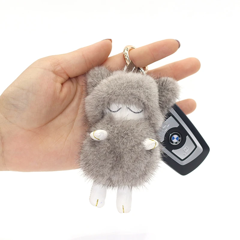 Новинка 2019 горячая Распродажа кулон из натурального меха норки Спящая красавица