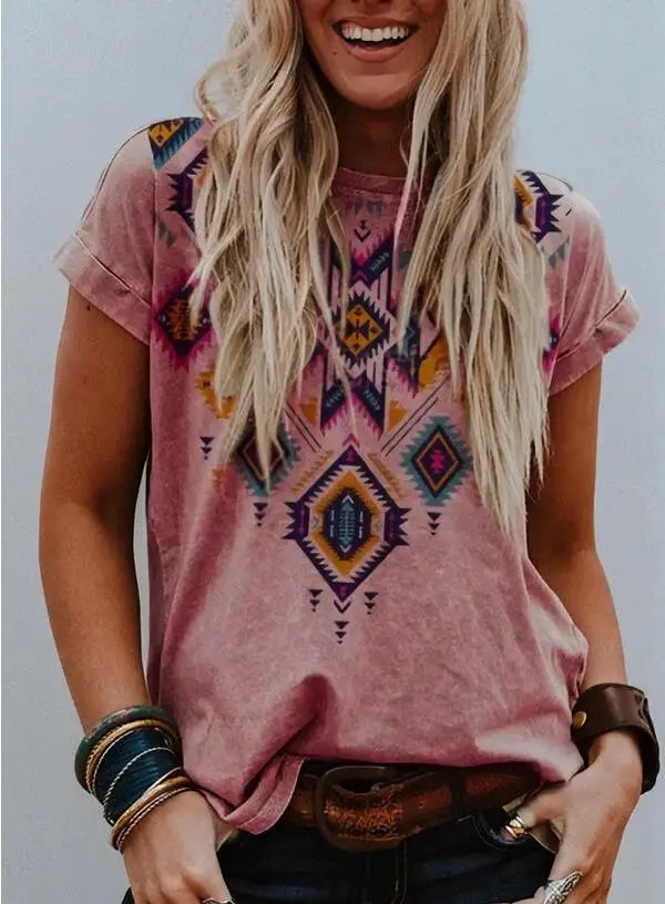 

Women's Summer Owl Printed Short Sleeved Round Neck T Shirt Casual Loose Tees Plus Size Ladies Fashion Tops S-5XL