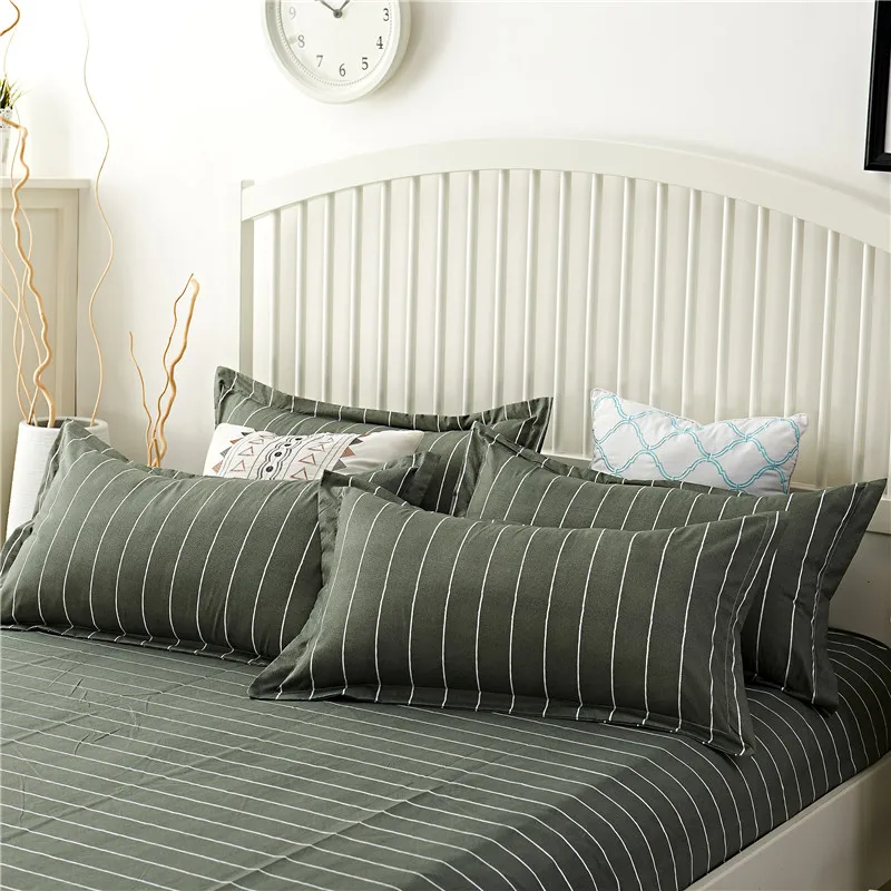 Постельное белье простой современный комплект постельного белья полная