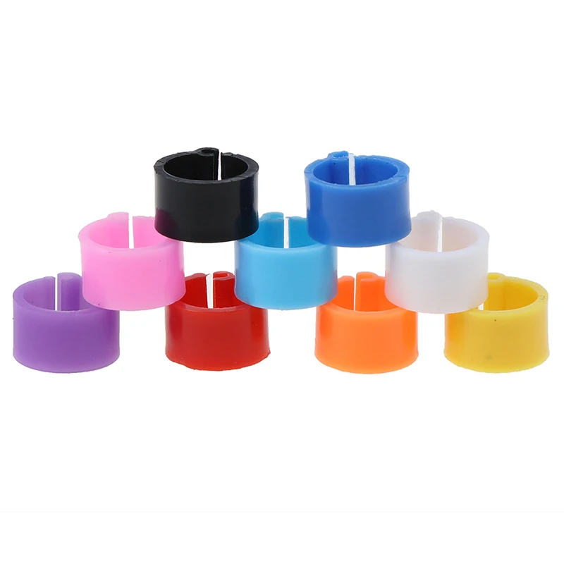 100 шт./лот внутренний диаметр 8 мм зажимы для птиц голубей попугаев кольца оптовая