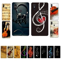 babaite musical notes violin classical phone case for xiaomi mi 8 9 10 lite pro 9se 5 6 x max 2 3 mix2s f1