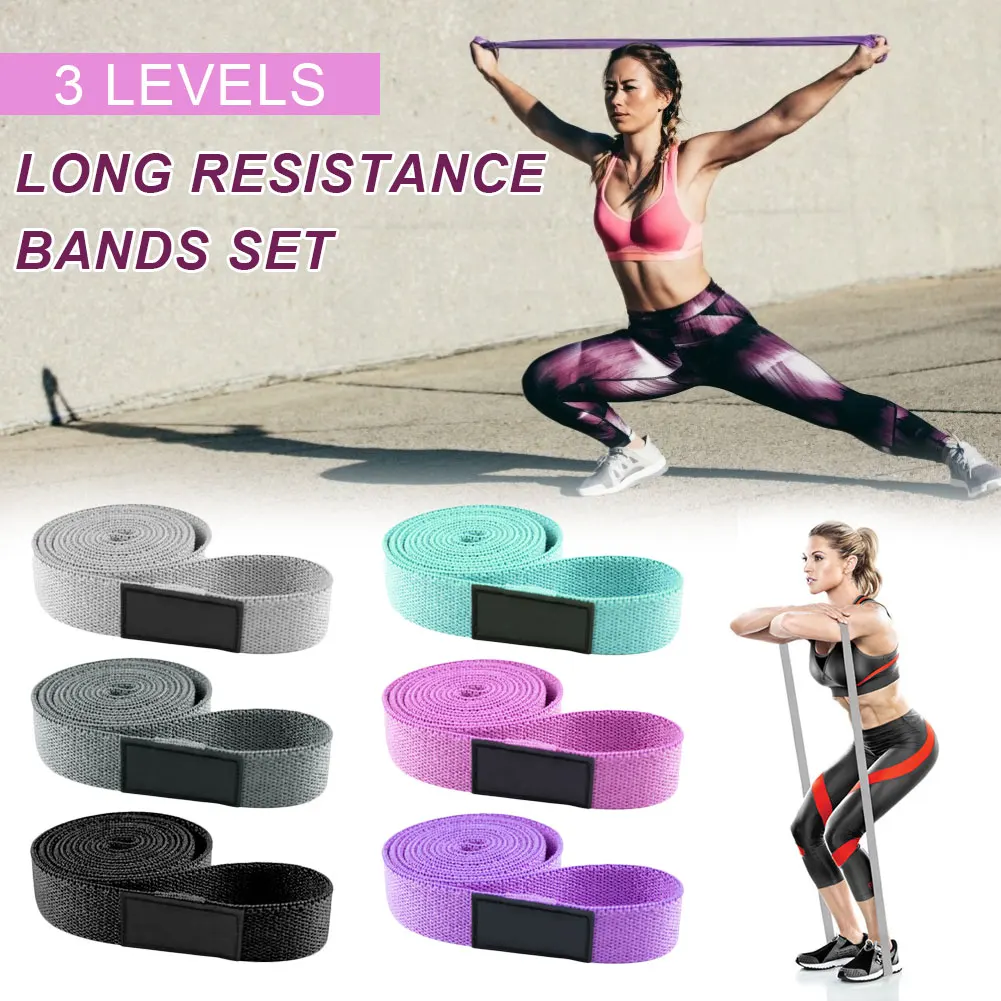 

3PCS/Lot Fitness Rubber Band Elastic Yoga Resistance Bands Set Hip Circle Expander Bands Gym Fitness Booty Band Home Workout