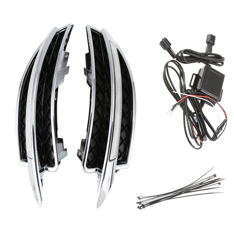 Автомобильный стильный Дневной светильник дневной ходовой Led Drl для Skoda Octavia A5 2010