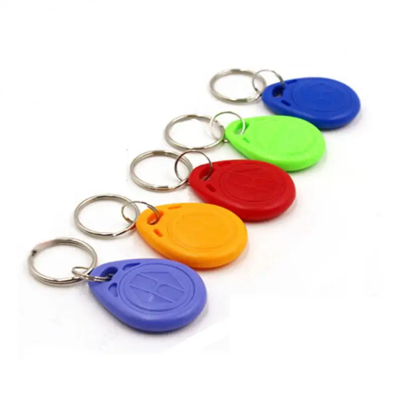 

5pcs T5577 125khz Copy Rewritable Writable Rewrite Keyfobs RFID Tag Key Ring Card Proximity Token Badge Duplicate 5200 Copy Card