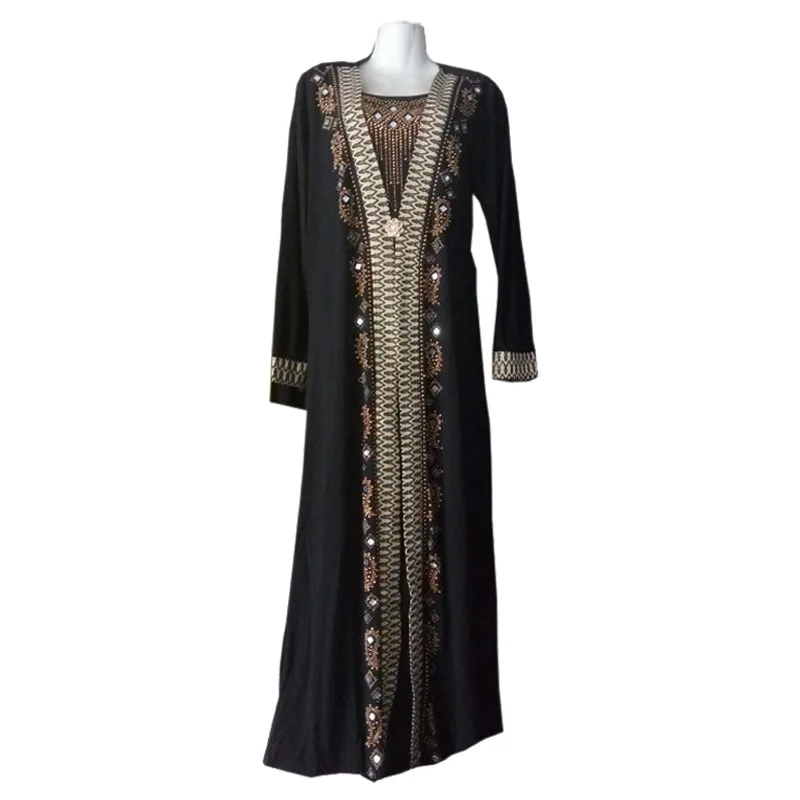 

Plus Size Women Kids Islam Robe Arab Clothes Hijab Turkish Indian