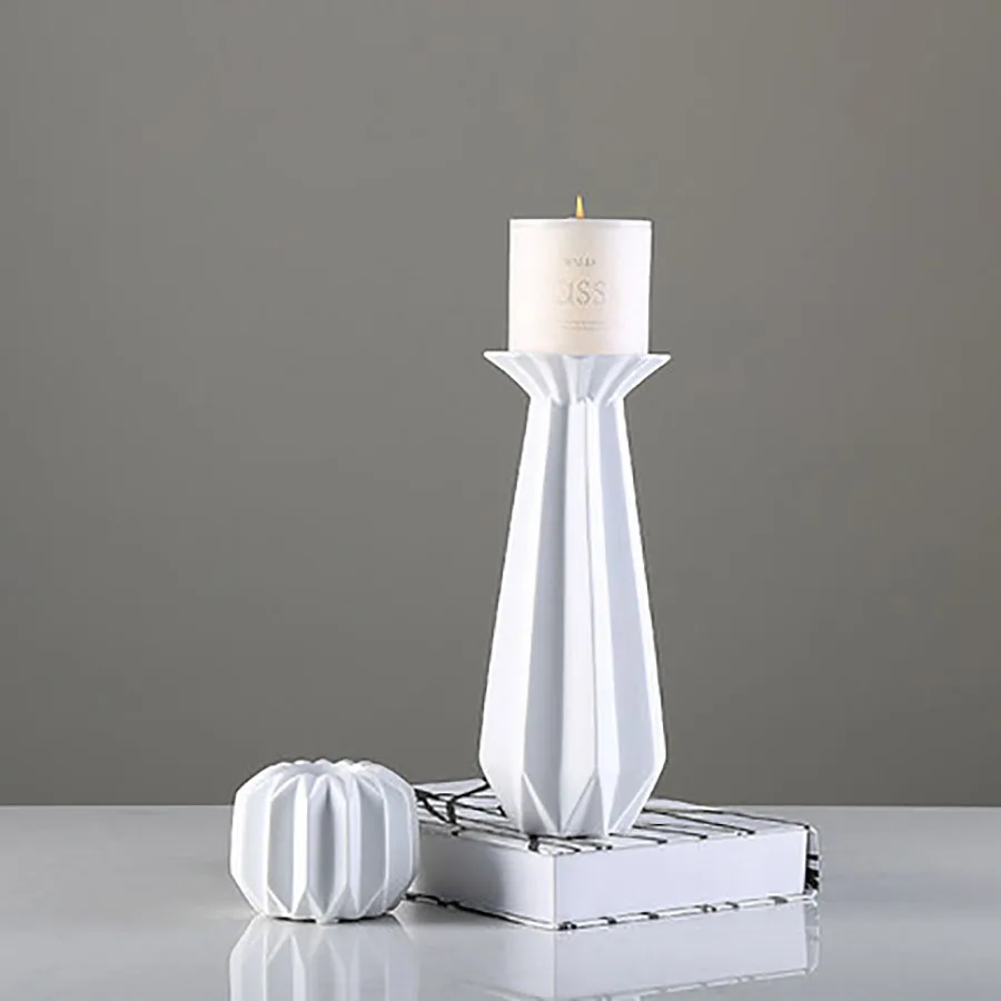 Nordic декоративный подсвечник дома романтических свечей ужин при свечах