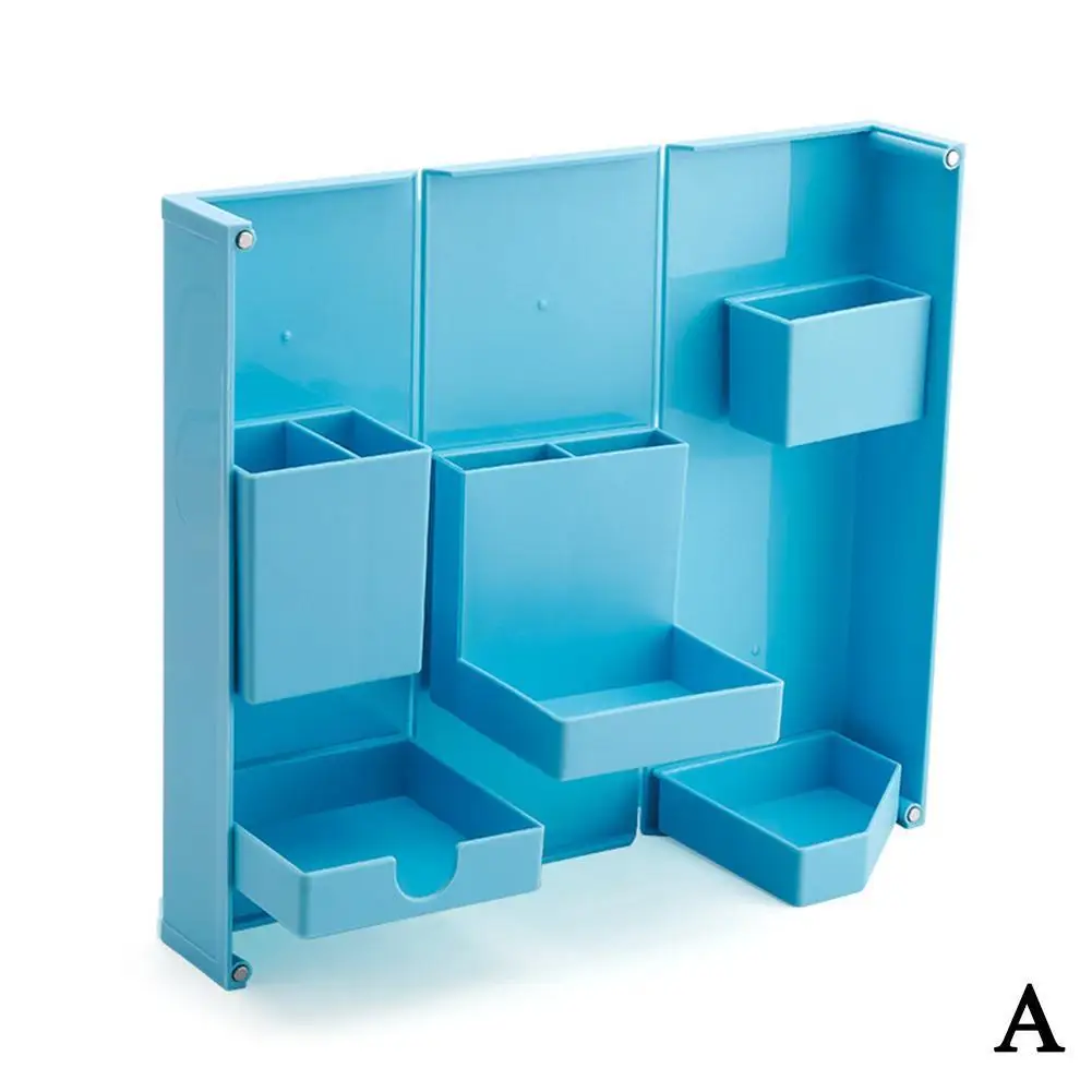 

Desktop foldable and stable storage box cosmetics Expandable Opening Storage Home Convenient Stable Organizer Box Table Fro Q9J5