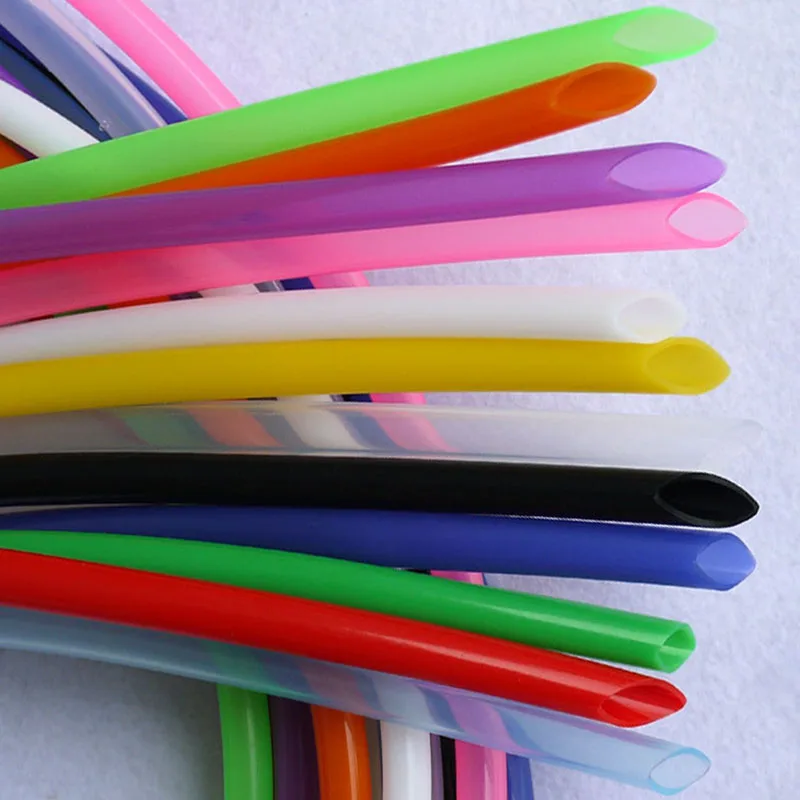 

Colorful Flexible Silicone Tube ID 7mm x 9mm OD Food Grade Non-toxic Drink Water Rubber Hose Milk Beer Soft Pipe Connector