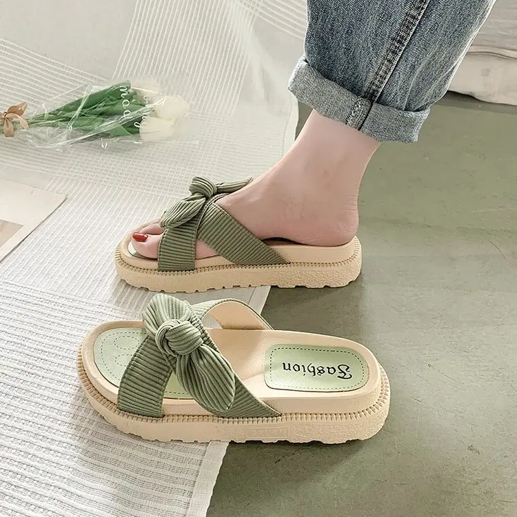 

Women Slippers Package 2021 Summer New Women's Slippers Fashion Casual Cotton Material 50% Off Soft and Comfortable Beach Shoes