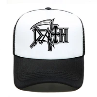 death hoodies rock band heavy metal baseball cap women men unisex 2020 summer parent child hats mesh visor outdoor sun hat