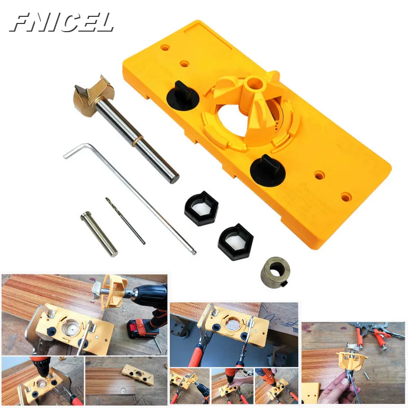 Новый 35 мм шарнирный сверлильный диск направляющий локатор Сверло DIY сверло Forstner