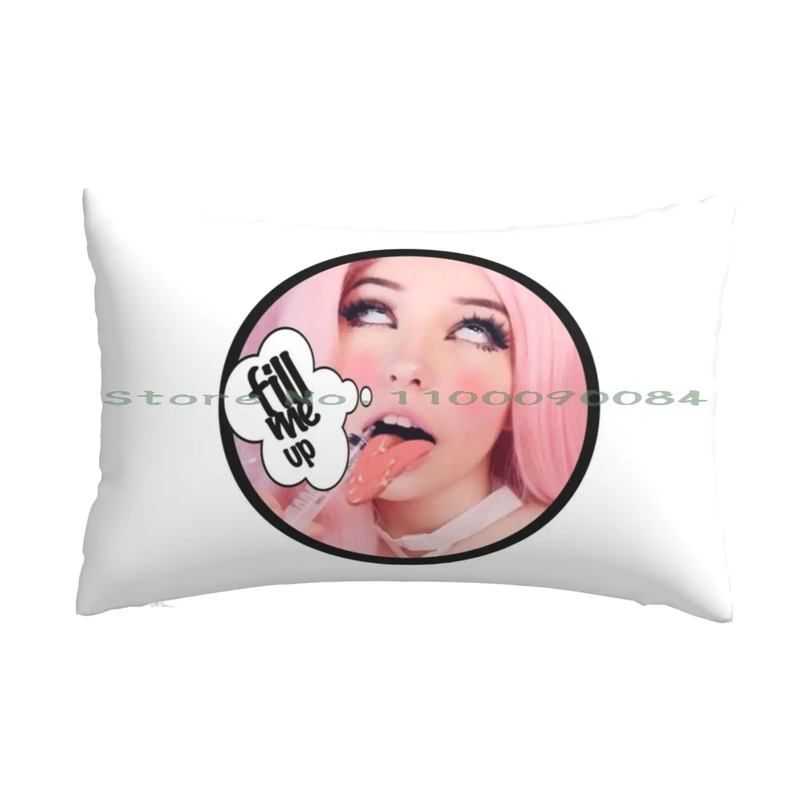 

Fill Me Up With Belle Delphine Pillow Case 20x30 50*75 Sofa Bedroom Abarth Fiat Alfa Romeo Lancia 500 Cars Motoring Motorsport