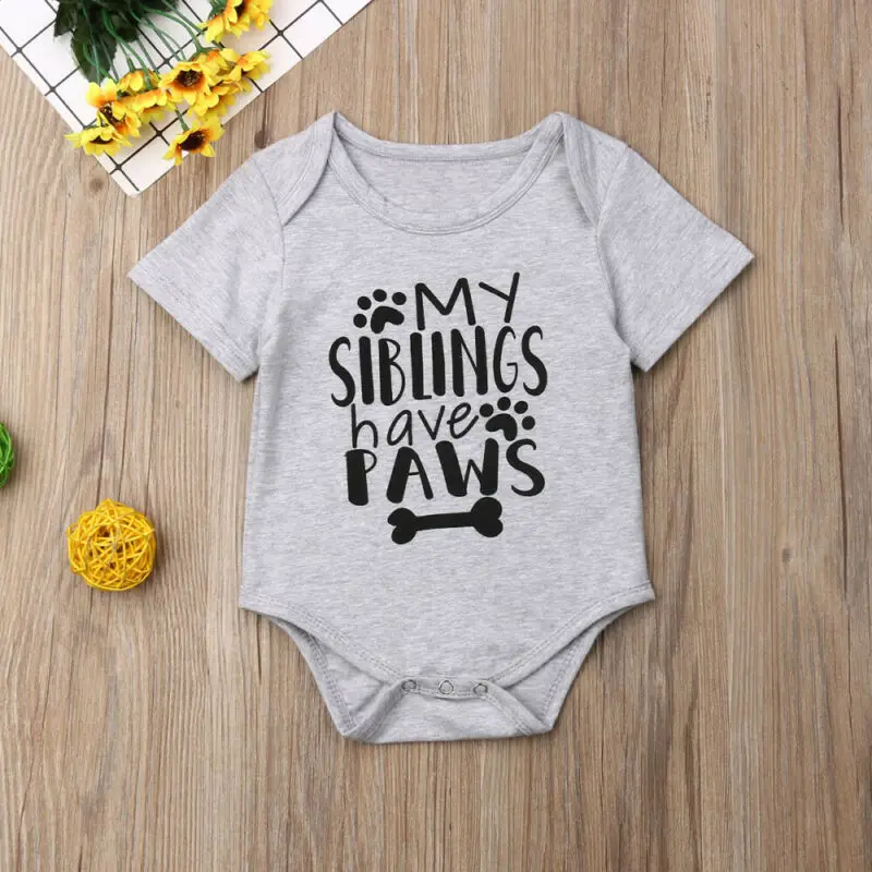2020 2PCS/Lot Baby Boy Clothes Girl Unicorn Girls Clothing Unisex 3-18M Bodysuits Roupas de bebe | Детская одежда и обувь