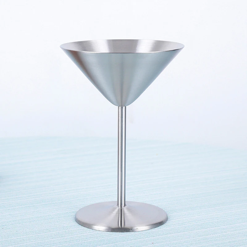 Однослойный бокал для коктейлей 220 мл медный мартини нержавеющая сталь 304 с