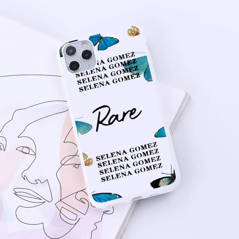 

Selena Gomez - Rare luxury shell Phone Cases funda Candy Color for iPhone 6 7 8 11 12 s mini pro X XS XR MAX Plus