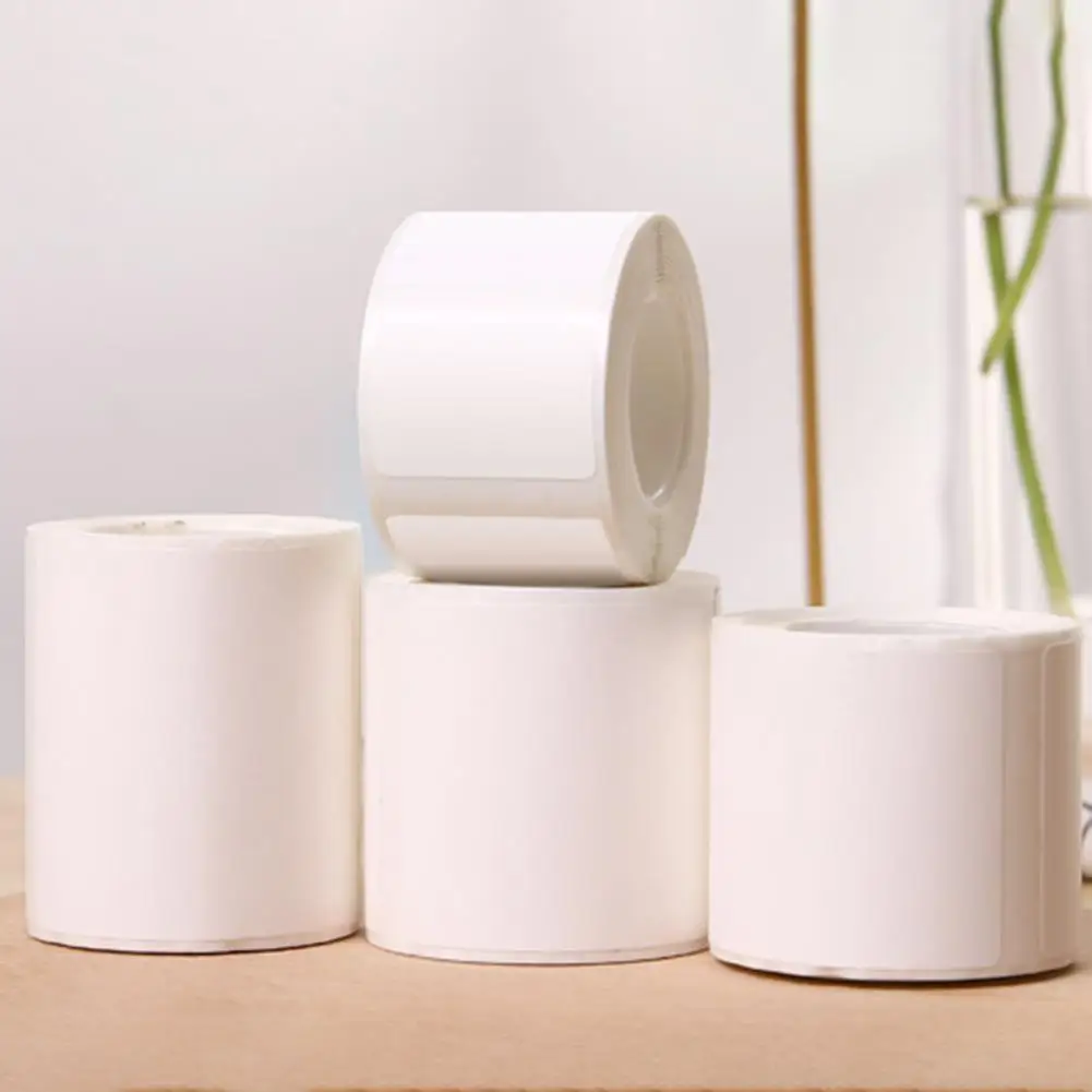 

Магазин печать Бумага Водонепроницаемый Термальность Бумага без остатка наклейка-закладка самоклеящаяся косметический кабель ювелирные этикетки Бумага