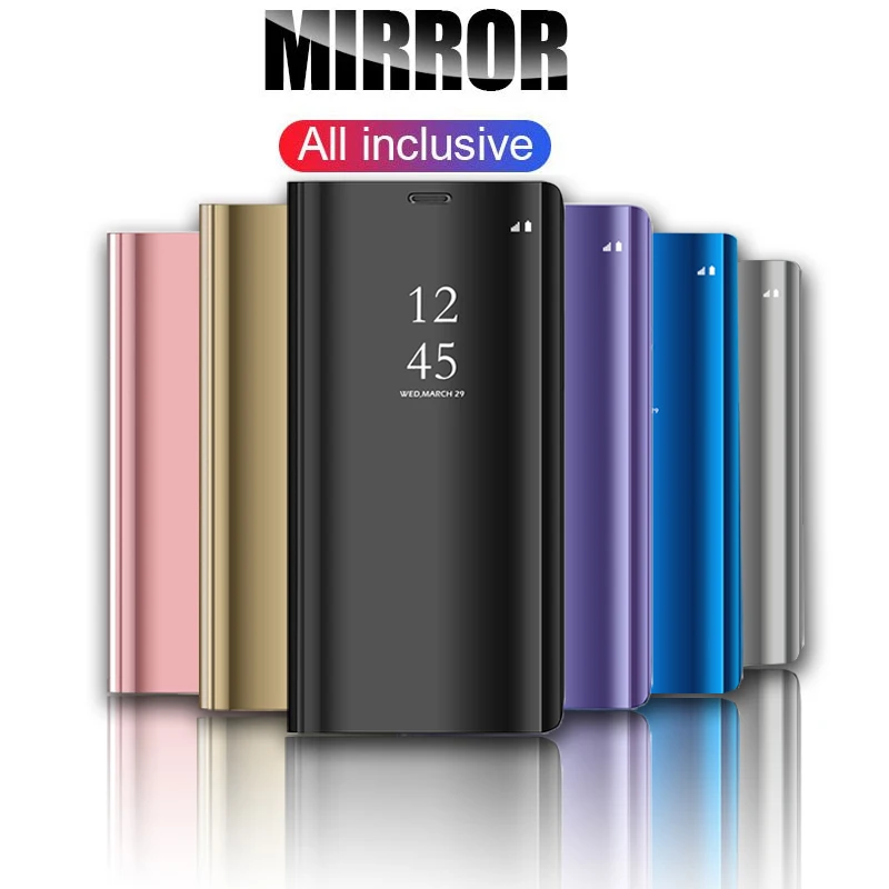Smart mi rror флип чехол для телефона для Xiao mi Red mi Note 8 Pro Not 7 8A 7A A7 A8 чехол s Чехол для Xio mi A3 9T 9 A2 Lite 8 светильник mi 9T