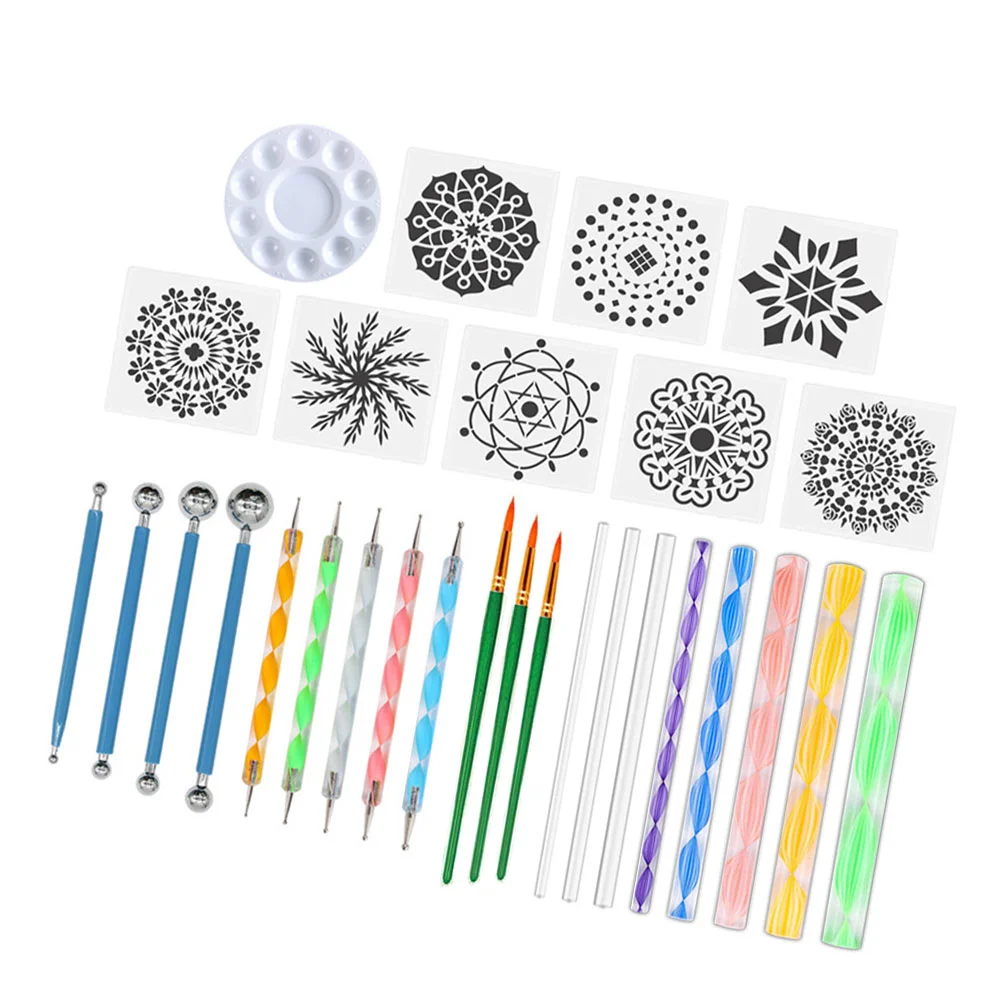 

1 Набор/29 шт. ручной инструмент для керамической глины спиральные стержни инструмент деревянная ручка для вмятины наборы для гаража инструм...