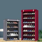 Многоуровневый простой шкаф для обуви, сборка сделай сам, компактный шкаф для обуви, стеллаж для обуви, бытовая компактная Стойка для обуви с защитой от пыли