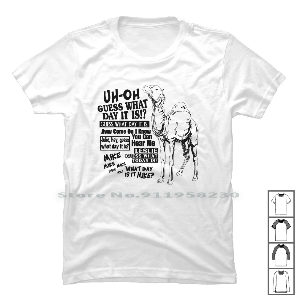

Hump Day T Shirt 100% Cotton What Hum Day Cam Ny Me Am Funny