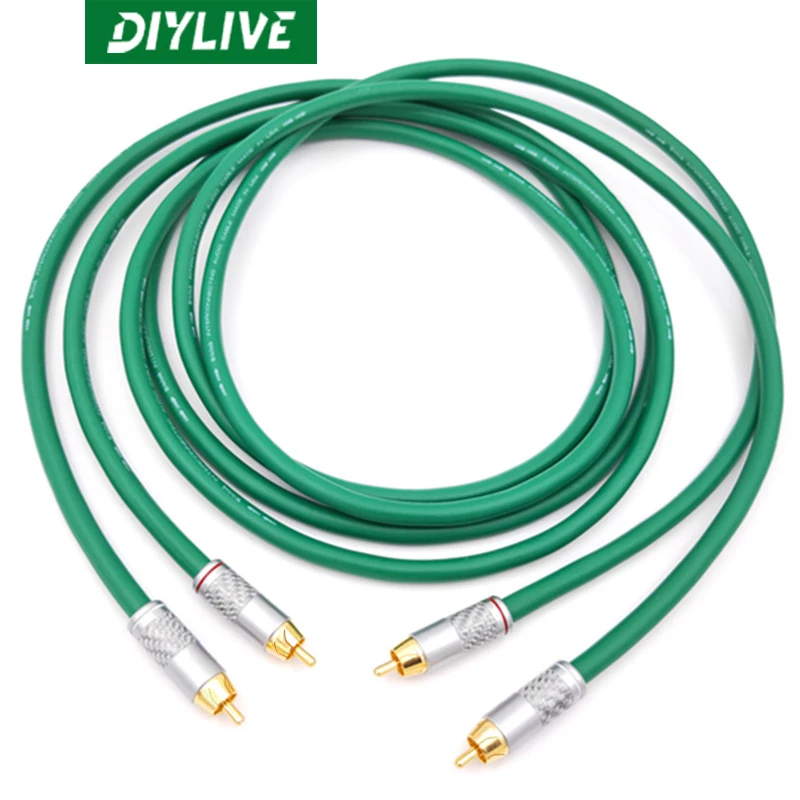 

DIYLIVE McIntosh fire level 4 core copper silver plated RCA signal cable double lotus audio cable M835