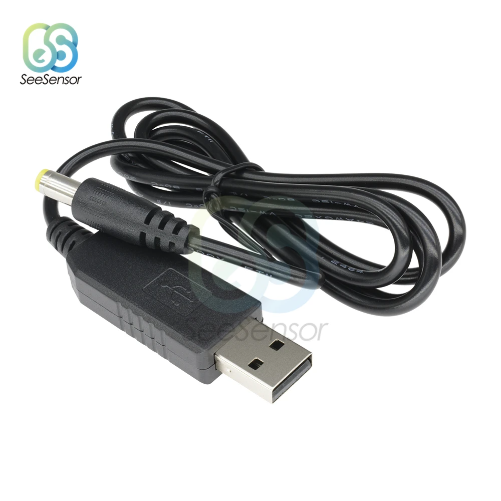 Кабель переходник с USB на 9 В/12 в пост. Тока 2 1x5 5 мм|Соединители| |