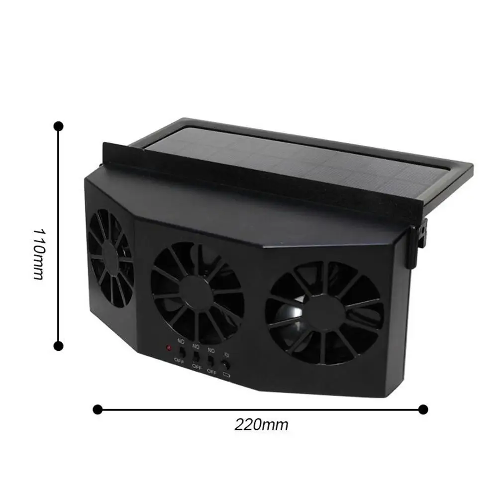 

Car Auto Fan Cooling Exhaust Ventilating Fan 3 Cooler Solar Fan Energy Exhaust Vent Air Cooler Conditioner Air Vent Radiator