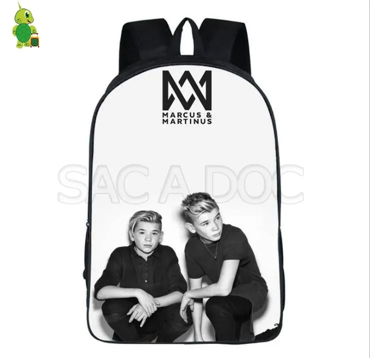 Mochila Маркус и Мартинус рюкзак для женщин школьная сумка для подростков девочек мальчиков Водонепроницаемый модный рюкзак для путешествия Сумка - Цвет: 14