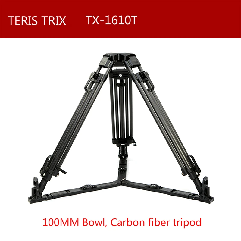 Teris TX-1610T 100 мм чаша из углеродного волокна штатив для видеокамеры TILTA Rig Red Scarlet Epic