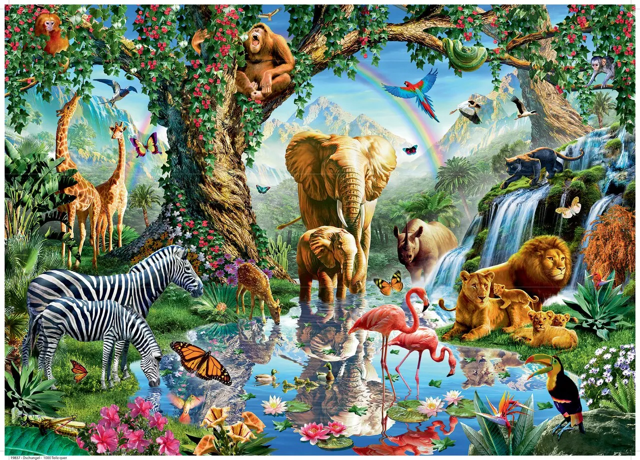 

JOHNSON Adventures Jungle Safari Animal Elephant Lion Zebra Forest Mountain photo backdrop Computer print party backgrounds
