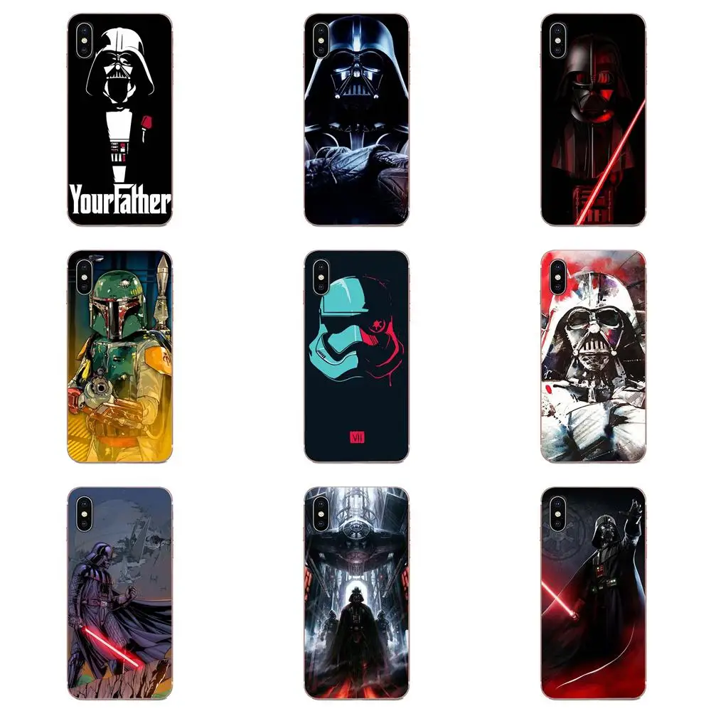 Мягкий ТПУ хит продаж для Apple iPhone 11 Pro X XS Max XR 4 4S 5 5C 5S SE 6 6S 7 8 Plus Star war | Мобильные