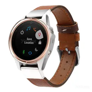 Fenix 6S кожаный женский браслет 20 мм QuickFit классический ремешок для часов из натуральной кожи ремешок для Garmin Fenix 5SFenix 5S Plus
