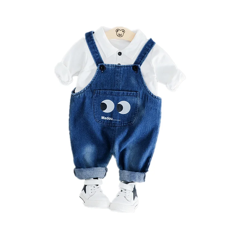 Детская Хлопковая одежда для маленьких мальчиков и девочек Сезон весна осень