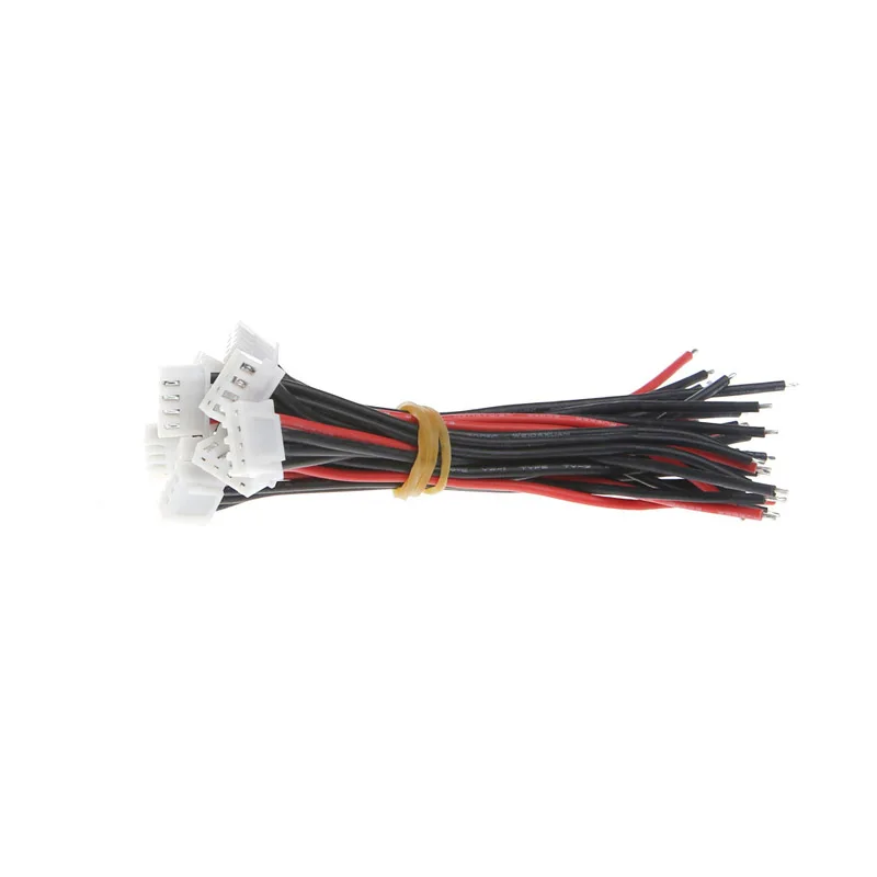 Кабель зарядного устройства 3S1P Lipo 22 AWG силиконовый провод JST XH Cnnector 10 см|Детали и