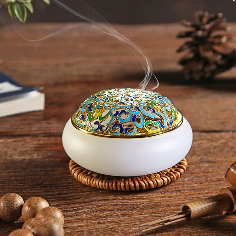 Резная сандаловая горелка для благовоний Zen креативный ладан Agarwood Успокаивающая