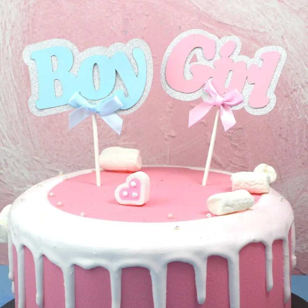 Украшение для торта розовый синий мальчиков и девочек дня рождения с единорогом