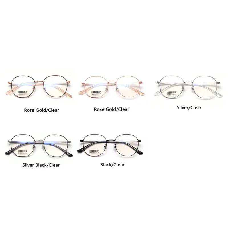 Мужские и женские очки для чтения круглые компьютерные в оправе из сплава с