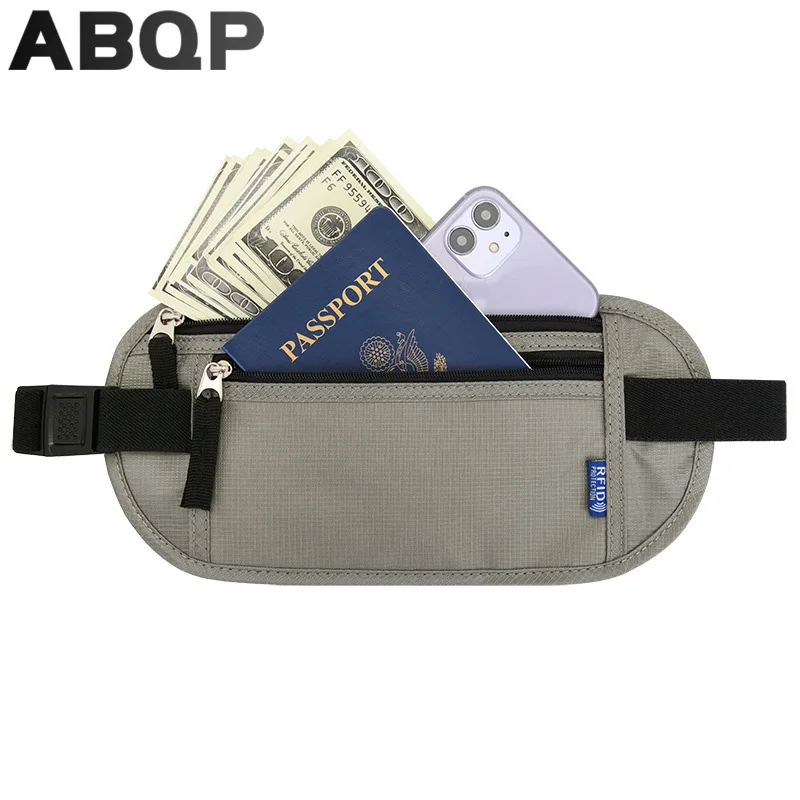 

Поясные Сумки ABQP для женщин и мужчин, вместительные нейлоновые дизайнерские дорожные сумки с защитой от кражи и RFID