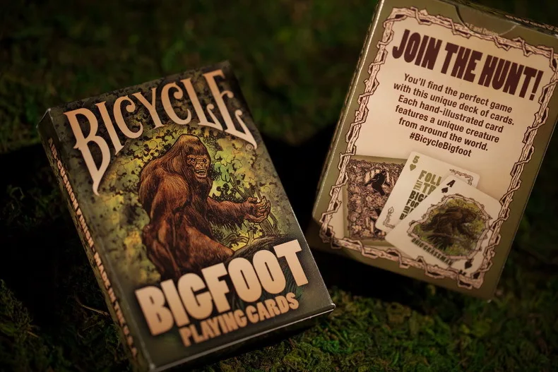 1 колода велосипед BigFoot игральные карты размер покера USPCC волшебные Новые