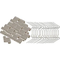 100 pcs stainless steel greenhouse glass pane fixing clips greenhouse glazing w wire clips and z overlap clips