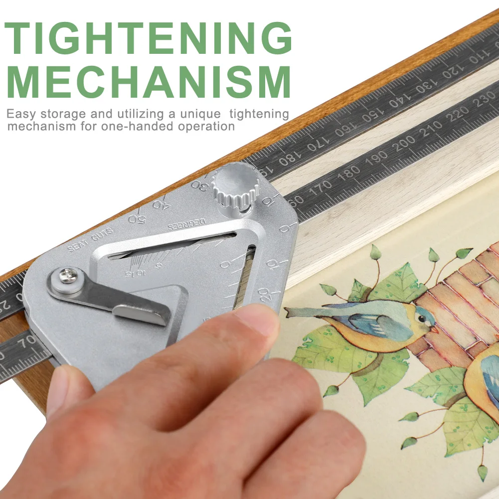 Roof Revolutionizing Carpentry Adjustable Angle Measuring Ruler Stainless Steel Multifunction Woodworking Tools | Инструменты